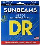 DR String NMR45 Sunbeam Nickel Bass Strings Front View